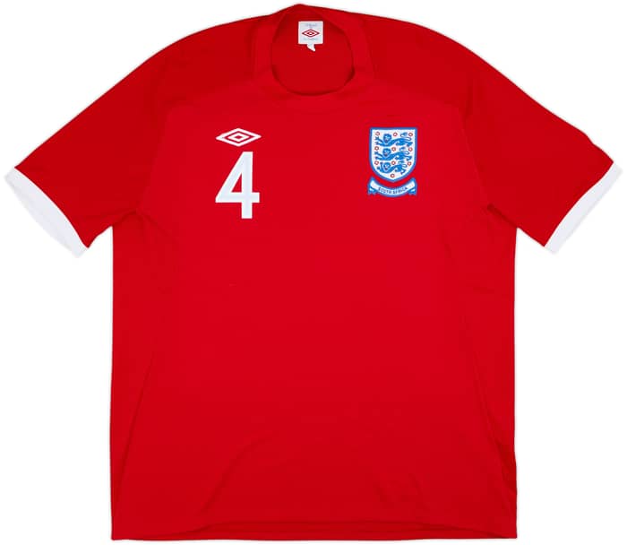 2010-11 England Away Shirt Gerrard #4 - 8/10 - (XXL)