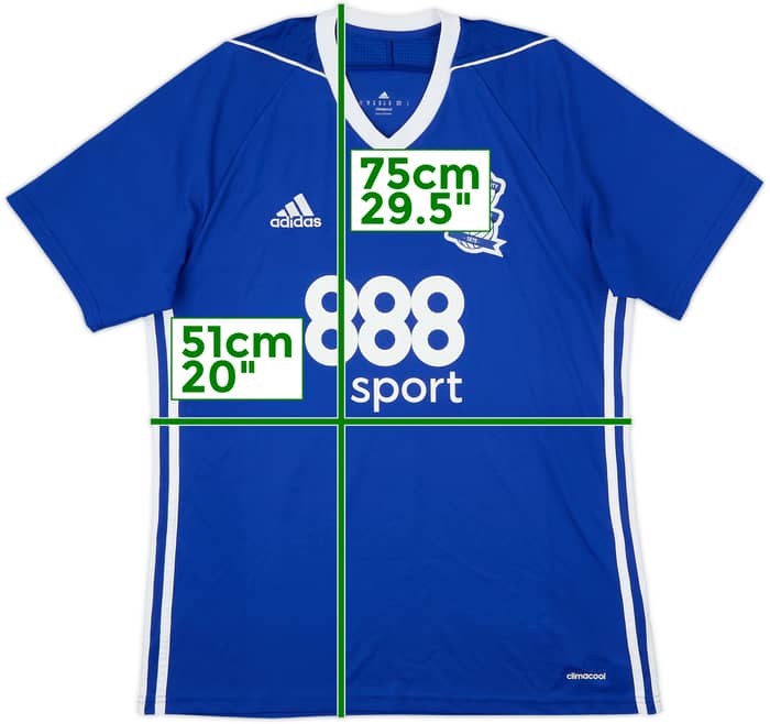 2017-18 Birmingham Home Shirt - 9/10 - (M)