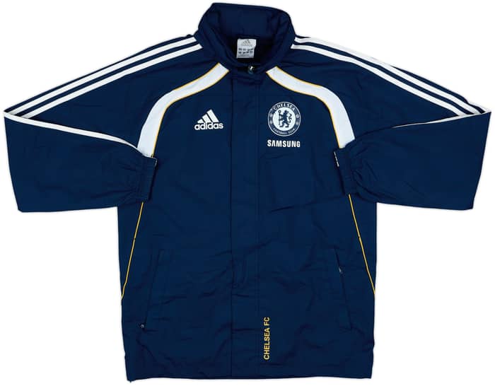 2010-11 Chelsea adidas Hooded Rain Jacket - 6/10 - (S)