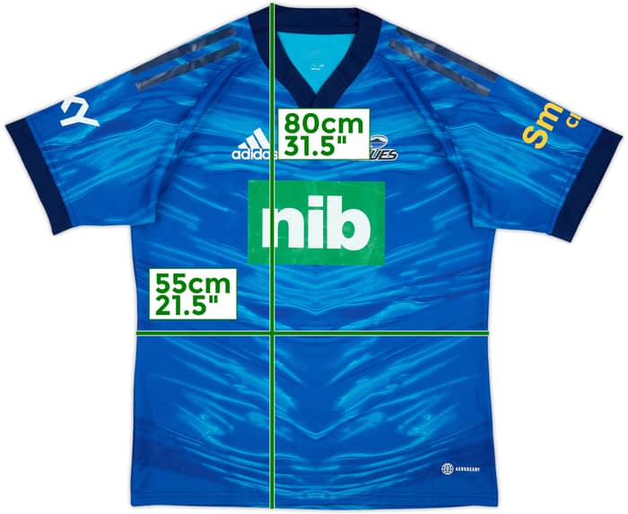 2021 Blues Rugby Home Shirt - 7/10 - (XL)