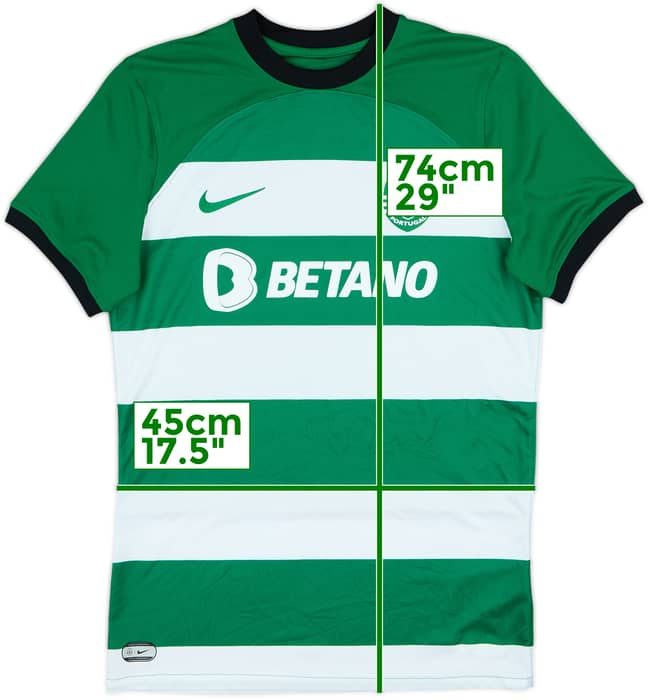 2023-24 Sporting CP Home Shirt - 8/10 - (M)