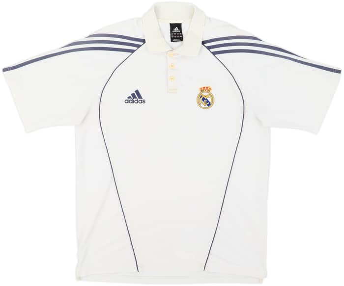 2005-06 Real Madrid adidas Polo Shirt - 8/10 - (M)