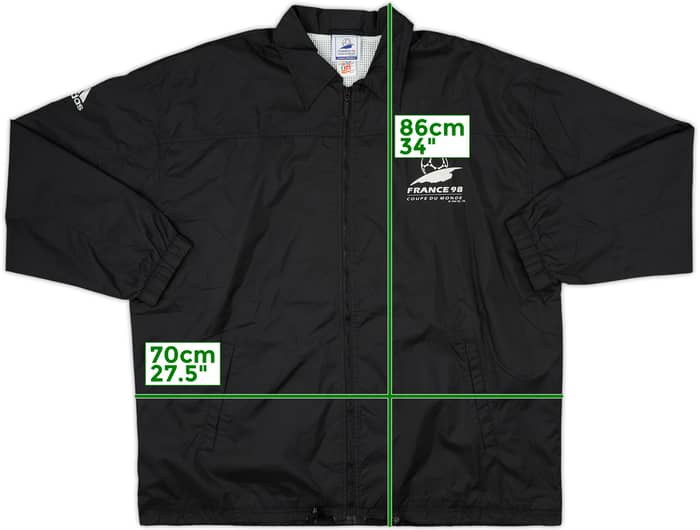1998 France adidas Coupe du Monde Track Jacket - 8/10 - (L)