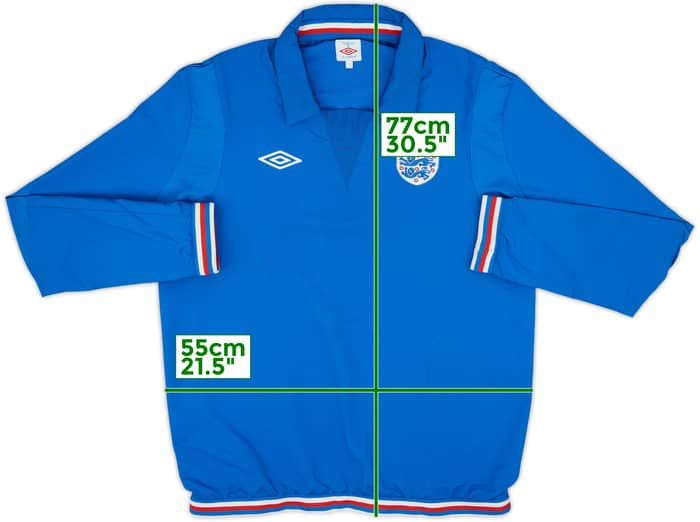 2010-11 England Umbro Drill Top - 8/10 - (L)