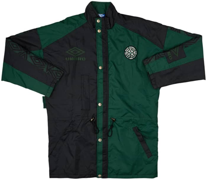 1995-96 Celtic Umbro Padded Bench Coat - 8/10 - (M)