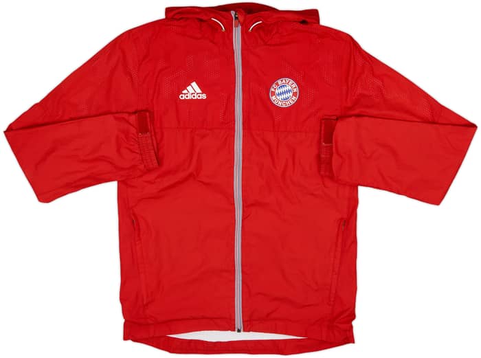 2013-14 Bayern Munich adidas Hooded Track Jacket - 10/10 - (S)