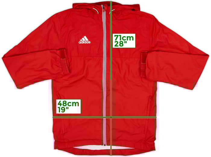 2013-14 Bayern Munich adidas Hooded Track Jacket - 10/10 - (S)