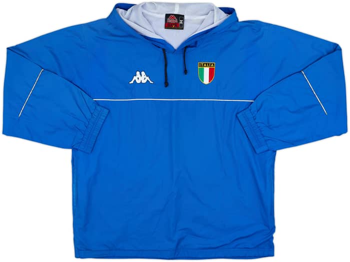 2000-01 Italy Kappa Hooded Drill Top - 6/10 - (M)