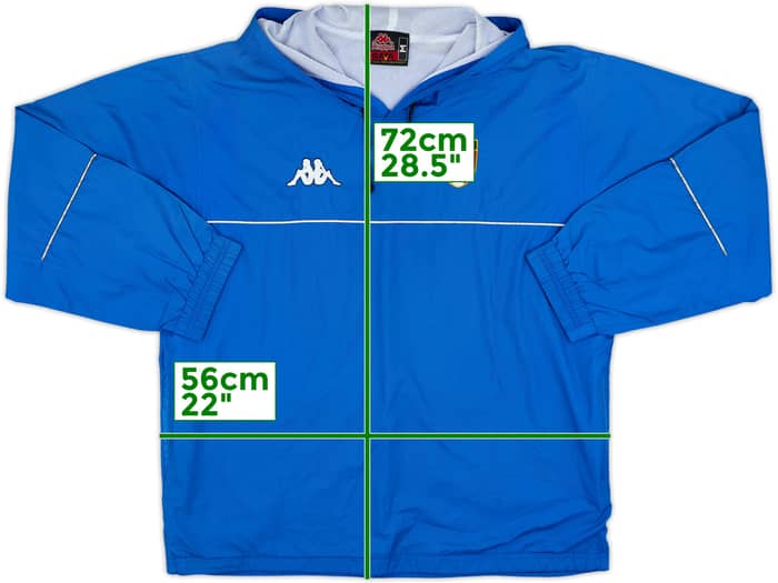 2000-01 Italy Kappa Hooded Drill Top - 6/10 - (M)