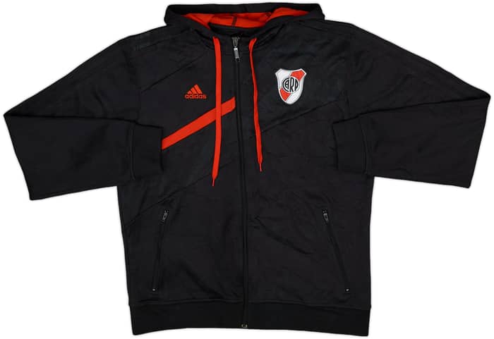 2008-09 River Plate adidas Hooded Track Jacket - 8/10 - (XL)
