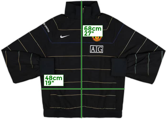 2008-09 Manchester United Nike Track Jacket - 8/10 - (S)
