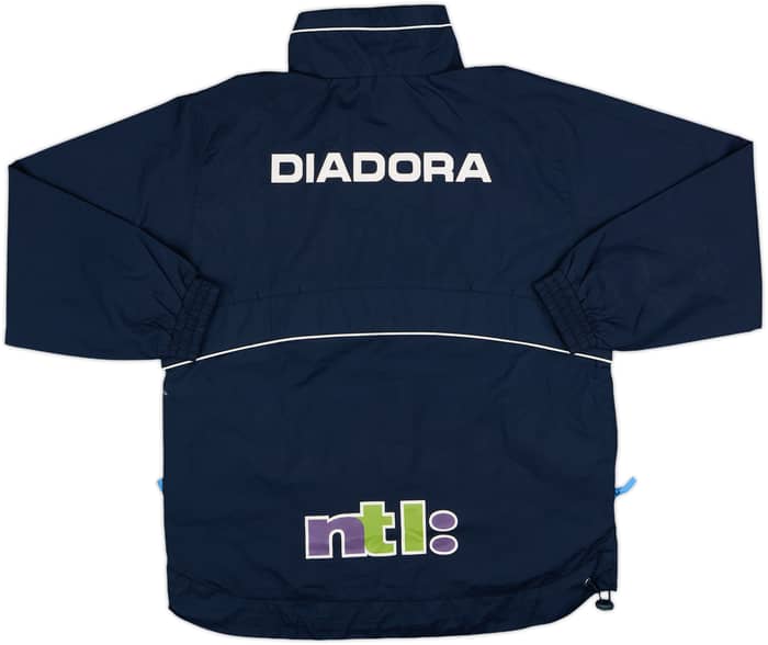 2000-01 Aston Villa Diadora 1/4 Zip Drill Top - 8/10 - (L.Boys)