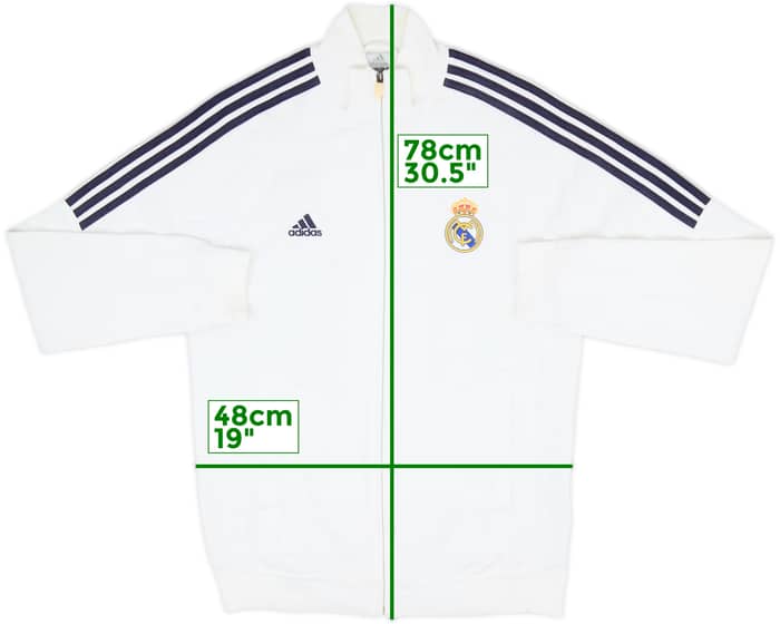2007-08 Real Madrid adidas Track Jacket - 8/10 - (M)