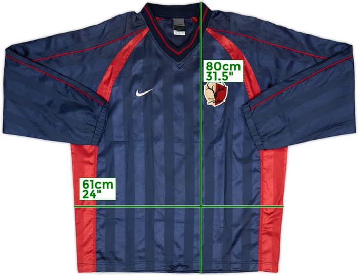 2002-03 Kashima Antlers Nike Drill Top - 6/10 - (L)