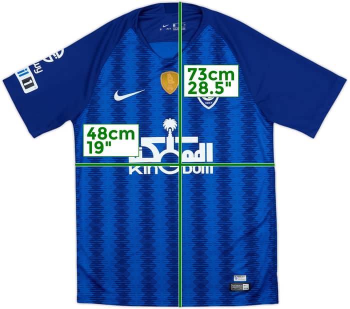 2018-19 Al-Hilal Riyadh Home Shirt - 9/10 - (S)