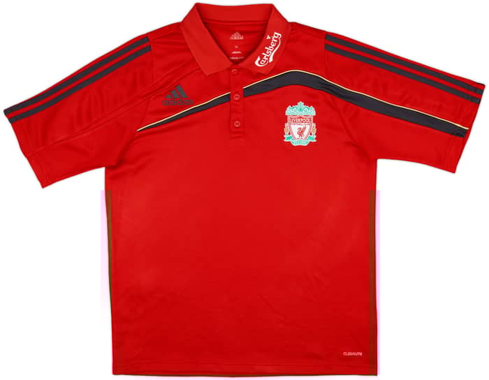 2009-10 Liverpool adidas Polo Shirt - 8/10 - (XL)