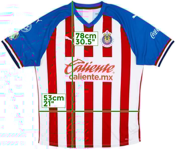 2019-20 Chivas Guadalajara Home Shirt - 9/10 - (XL)