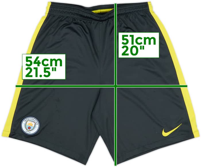 2016-17 Manchester City Nike Training Shorts - 8/10 - (M)
