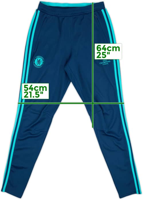2015-16 Chelsea adidas CL Track Pants/Bottoms - 9/10 - (S)