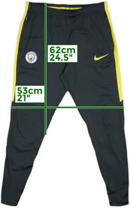 2016-17 Manchester City Nike Track Pants/Bottoms - 9/10 - (M)