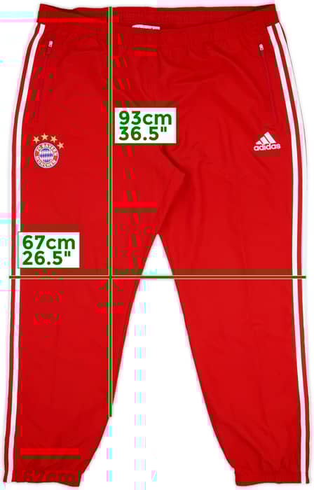 2014-15 Bayern Munich adidas Track Pants/Bottoms - 10/10 - (XXL)