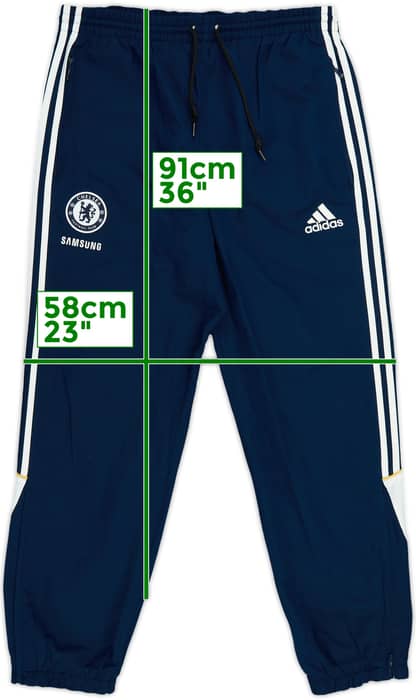 2010-11 Chelsea adidas Track Pants/Bottoms - 9/10 - (M)