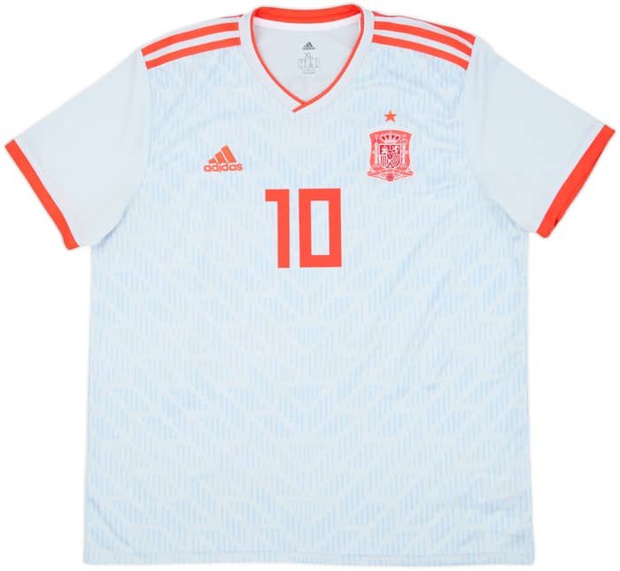 2018-19 Spain Away Shirt Thiago #10 - 8/10 - (XL)