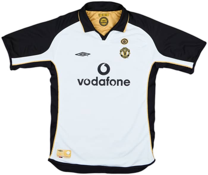 2001-02 Manchester United Centenary Away/Third Shirt - 9/10 - (L.Boys)