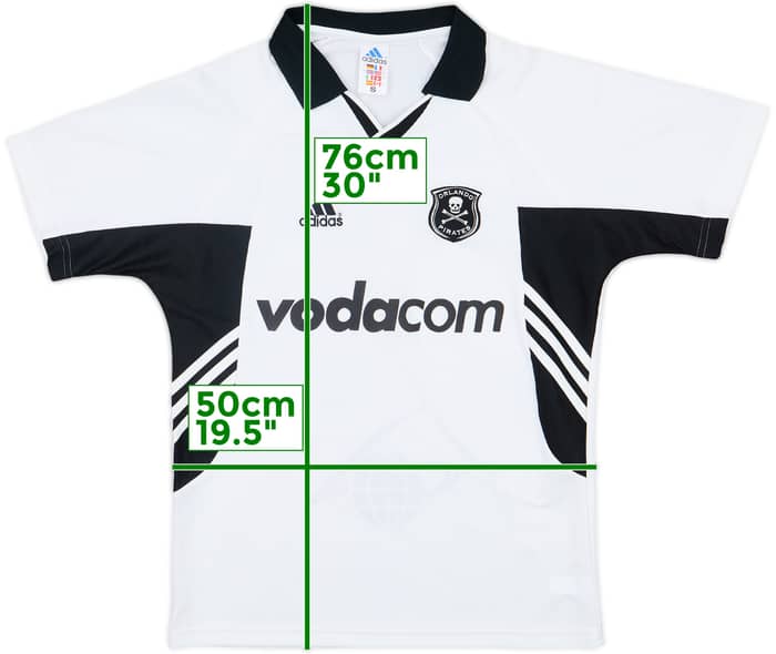2000-02 Orlando Pirates Home Shirt - 6/10 - (S)
