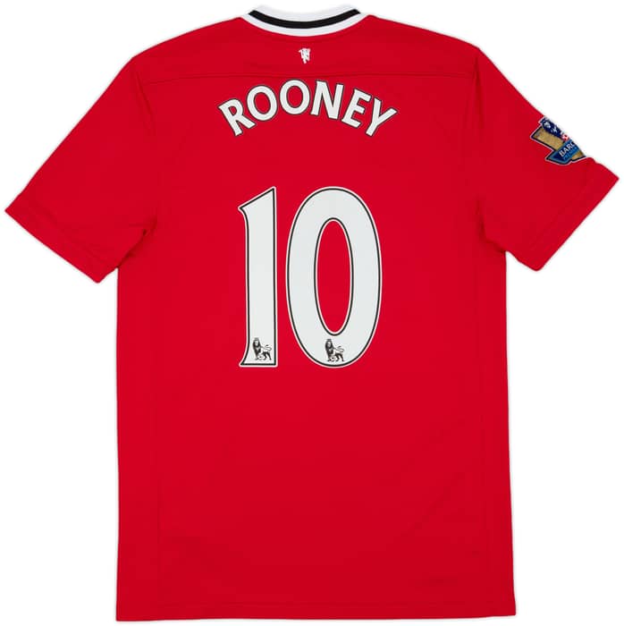 2011-12 Manchester United Home Shirt Rooney #10 - 6/10 - (M)