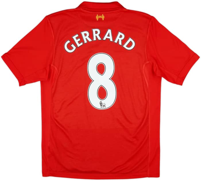 2012-13 Liverpool Home Shirt Gerrard #8 - 8/10 - (S)
