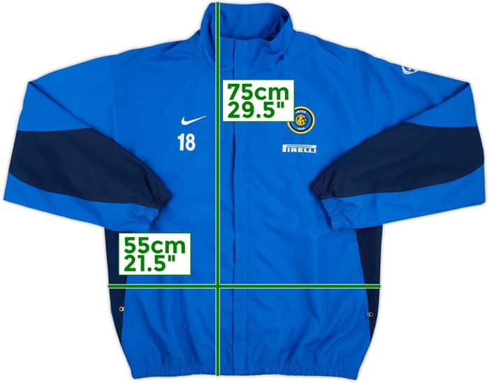 2003-04 Inter Milan Player Issue Track Jacket #18 (González) - 8/10 - (M)