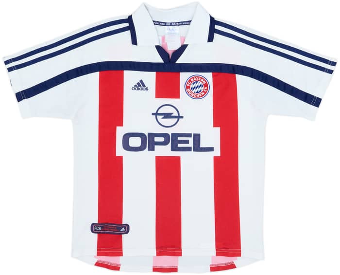 2000-01 Bayern Munich Away Shirt Scholl #7 - 5/10 - (L.Boys)