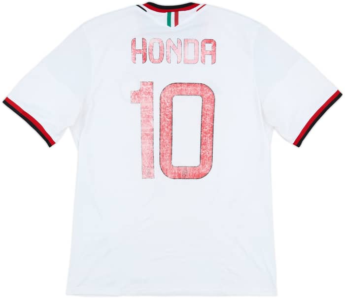 2013-14 AC Milan Away Shirt Honda #10 - 4/10 - (L)
