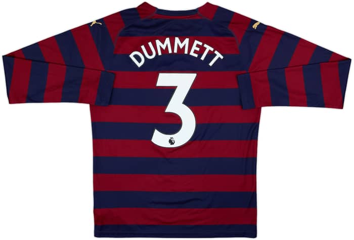2018-19 Newcastle Away L/S Shirt Dummett #3 - 8/10 - (M)