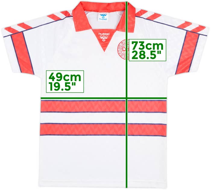 1988 Denmark Away Shirt #11 - 9/10 - (L)