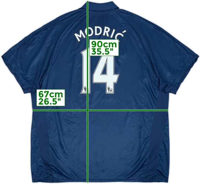 2007-08 Tottenham Away Shirt Modric #14 - 8/10 - (3XL)