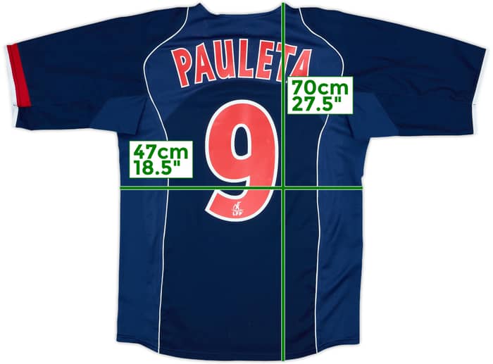 2004-05 Paris Saint-Germain Home Shirt Pauleta #9 - 8/10 - (S)
