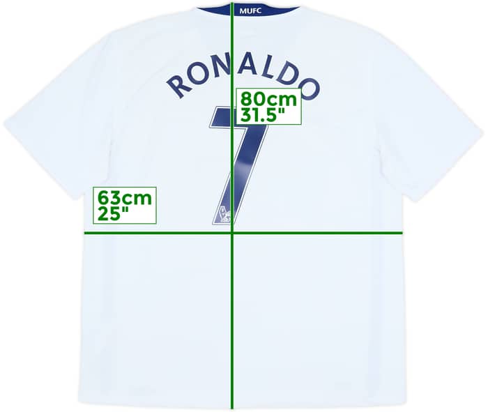 2008-10 Manchester United Away Shirt Ronaldo #7 - 7/10 - (XL)