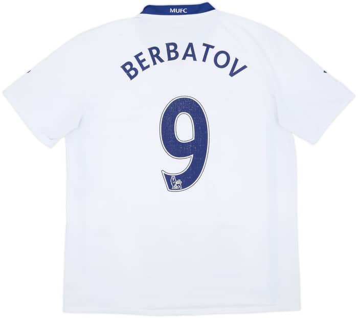 2008-10 Manchester United Away Shirt Berbatov #9 - 6/10 - (L)