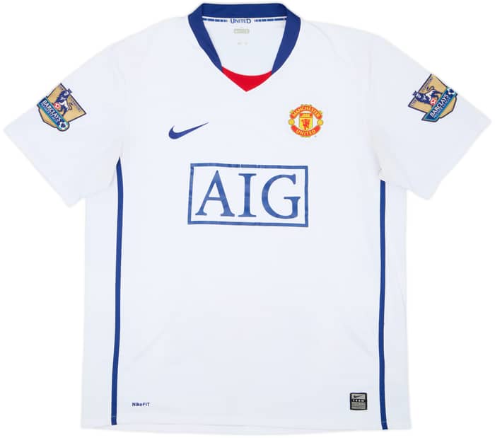 2008-10 Manchester United Away Shirt Berbatov #9 - 6/10 - (L)