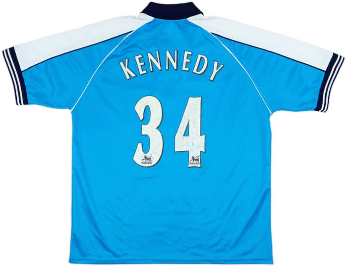 1999-01 Manchester City Home Shirt Kennedy #34 - 5/10 - (XL)