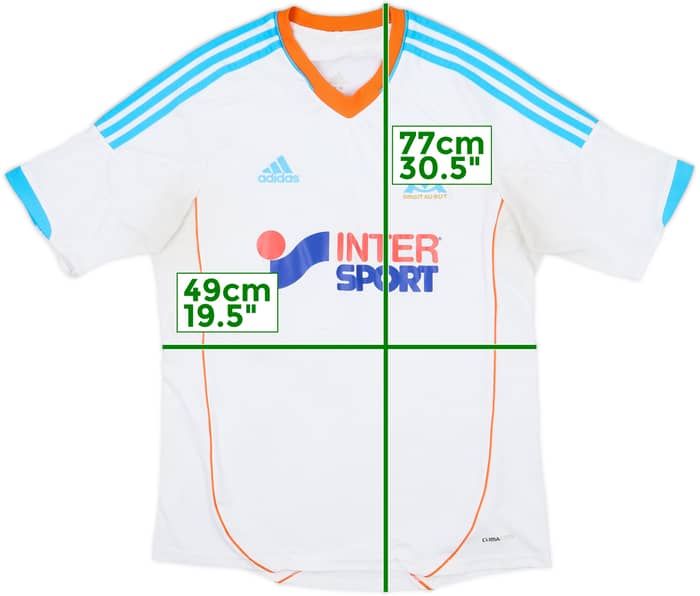 2012-13 Olympique Marseille Home Shirt - 4/10 - (M)