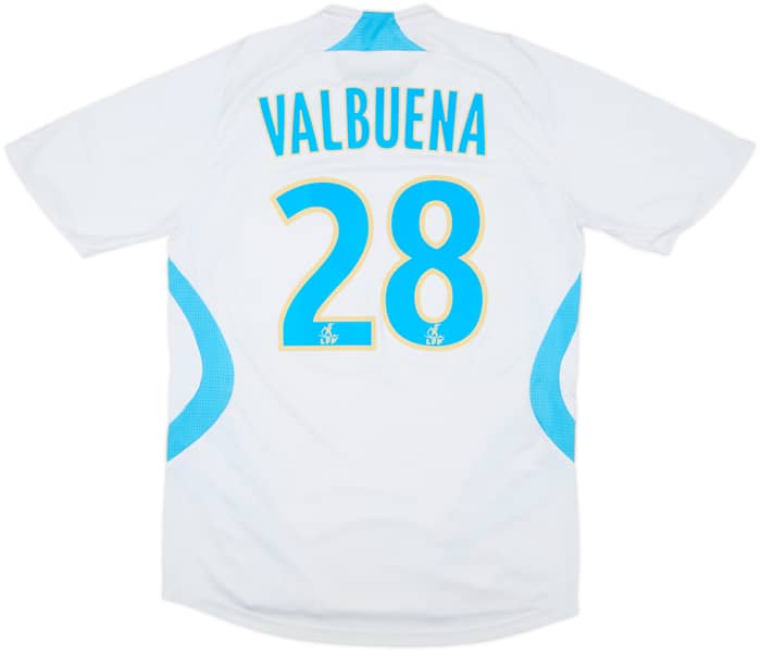 Camiseta de local del Olympique Marseille 2007-08 Valbuena #28 - 6/10 - (S)