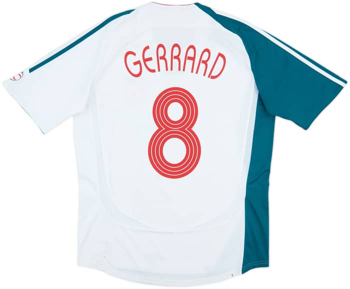 2006-07 Liverpool Third Shirt Gerrard #8 - 6/10 - (M)