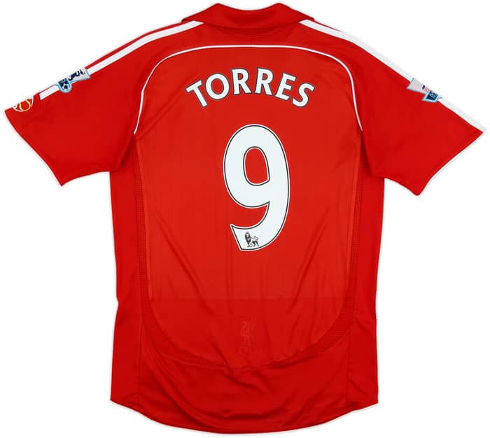 2006-08 Liverpool Home Shirt Torres #9 - 6/10 - (S)