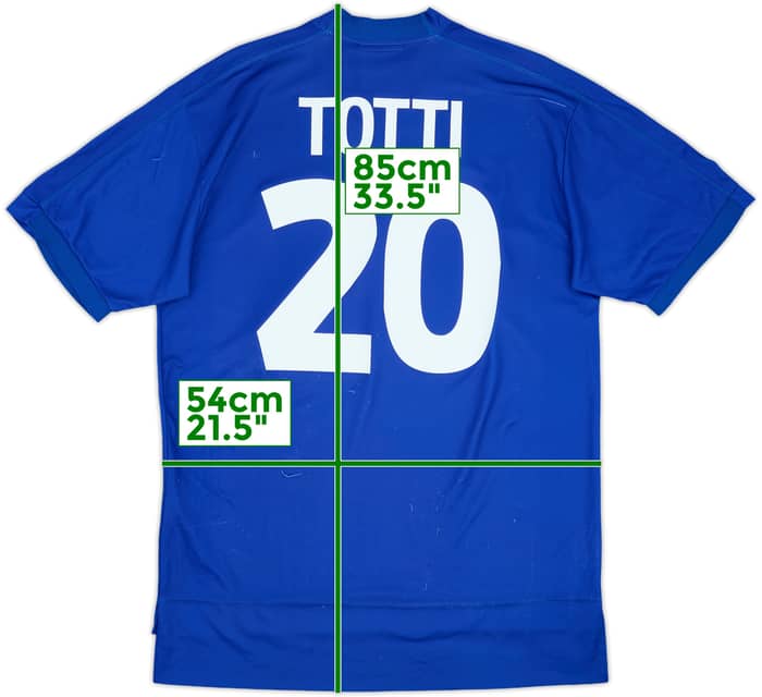 1998-99 Italy Home Shirt Totti #20 - 5/10 - (L)