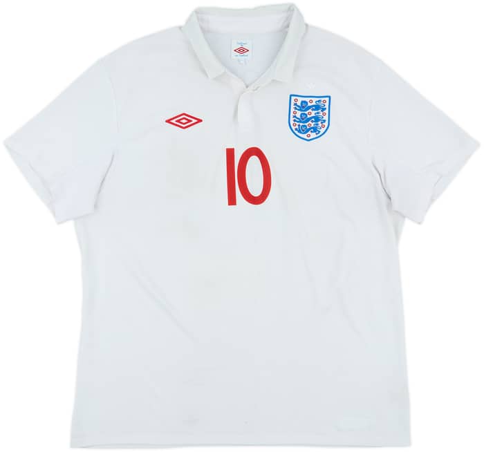 2009-10 England Home Shirt Rooney #10 - 5/10 - (XL)