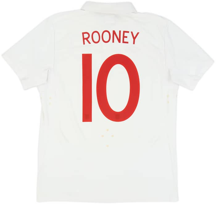 2009-10 England Home Shirt Rooney #10 - 6/10 - (L)