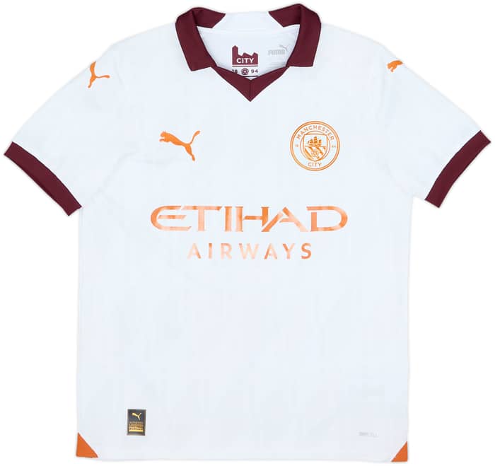 2023-24 Manchester City Away Shirt Haaland #9 - 10/10 - (L.Boys)